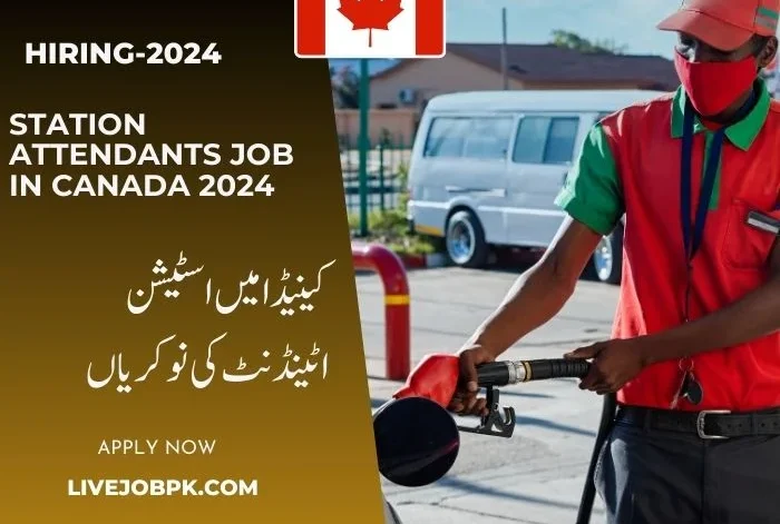 Station attendants job in Canada 2024