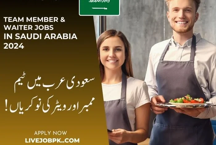 Team Member & Waiter Jobs In Saudi Arabia 2024